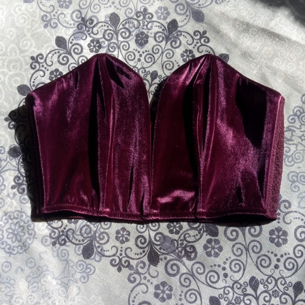 Victoria's Secret dream angels velvet bustier